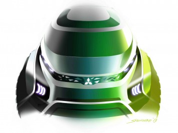 Mitsubishi AR Concept - Design Sketch