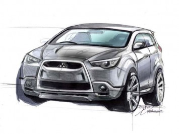 Mitsubishi ASX Design Sketch