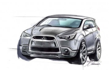 Mitsubishi ASX Design Sketch