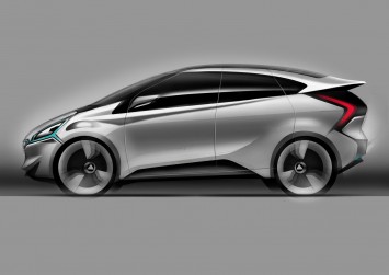 Mitsubishi Concept CA MiEV Design Sketch