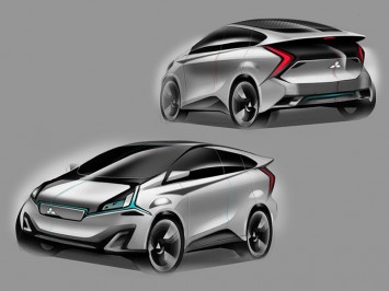 Mitsubishi Concept CA-MiEV - Design Sketches