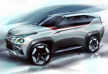 Mitsubishi Concept GC-PHEV - Design Sketch