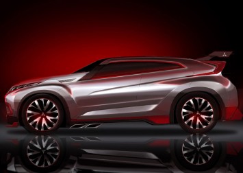 Mitsubishi Concept XR-PHEV Evolution Vision Gran Turismo Design Sketch