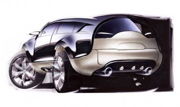 Mitsubishi Outlander Design Sketch