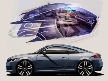 New Audi TT Design Sketch Gallery
