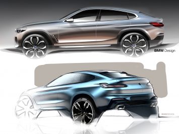 New BMW X4 Design Sketch Renders