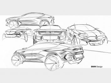 New BMW X6 Design Sketches