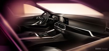 New BMW X6 Interior Design Sketch Render