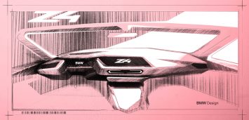 New BMW Z4 Interior Design Sketch by Florian Sieve