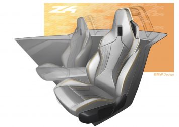 New BMW Z4 Interior Design Sketch Seat