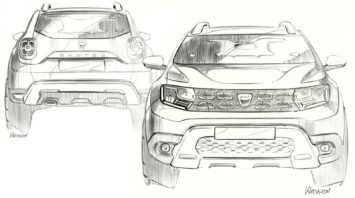 New Dacia Duster Design Sketches