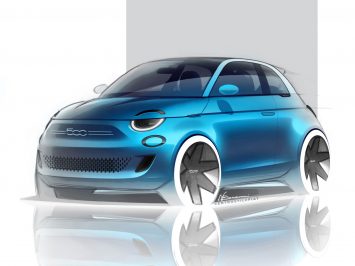 New Fiat 500 Design Sketch by Niccolo Bonanni