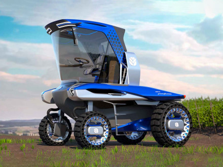 New Holland Straddle Tractor Concept by Pininfarina
