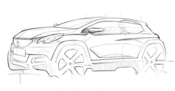New Peugeot 2008 - Design Sketch