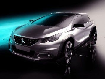 New Peugeot 2008 - Design Sketch Render