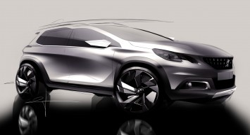 New Peugeot 2008 - Design Sketch Render
