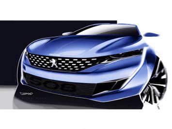 New Peugeot 508 Design Sketch by Giovanni Rizzo