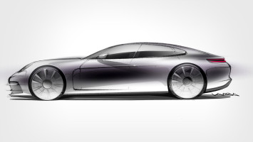 New Porsche Panamera - Design Sketch