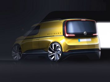 New Volkswagen Caddy Design Sketch Render