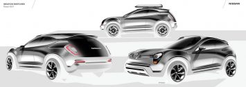 Nissan SUV Concept Design Sketches by Alireza Saeedi