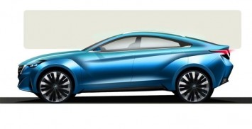 Nissan-Venucia Crossover Concept Design Sketch