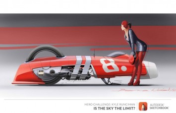 Nullarbor Racer 8 - Design Sketch by Bernie Walsh