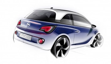Opel ADAM Design Sketch