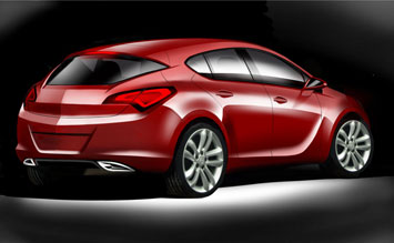 Opel Astra Design Sketch