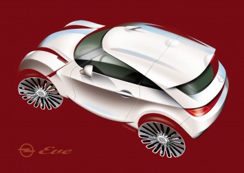 Opel EVE Concept Design Sketch by Paulo Konno