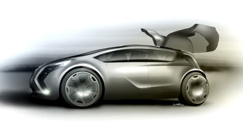 Opel Flextreme Design Sketch