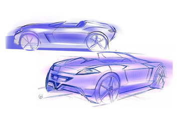 Opel GT Design sketches