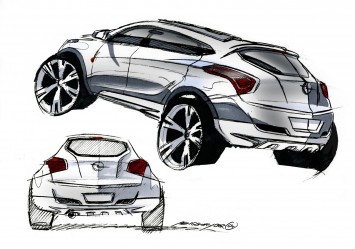Opel Mokka - Design Sketch