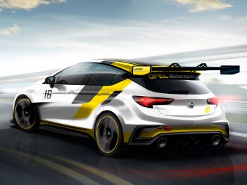 Opel New Astra for the Racetrack - Design Sketch Render