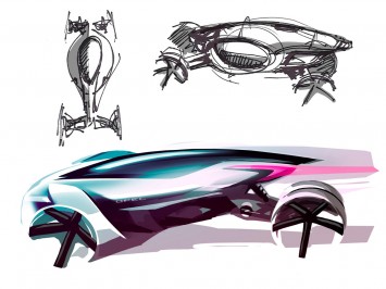 Opel RAK e Concept Design Sketch