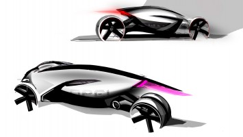 Opel RAK e Concept Design Sketch