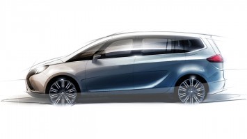 Opel Zafira Tourer Concept Design Sketch