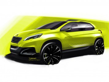 Peugeot 2008 Concept - Design Sketch
