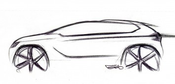 Peugeot 2008 Concept - Design Sketch