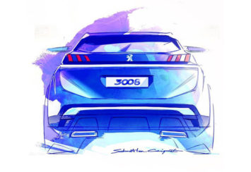 Peugeot 3008 Design Sketch