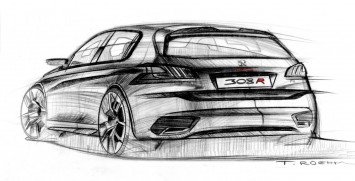 Peugeot 308 R Concept - Design Sketch