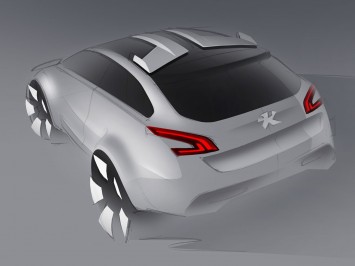 Peugeot 508 RXH Design Sketch