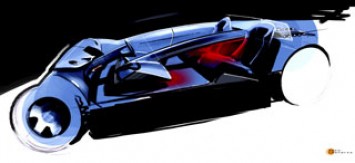 Peugeot 908 RC Design Sketch