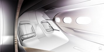 Peugeot Concept Jet HX1 - interior design sketch