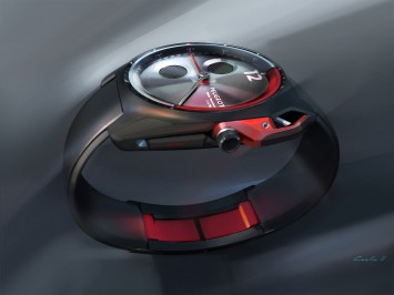 Peugeot Concept Watch TP001 - Design Sketch