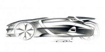 Peugeot EX1 Design Sketch