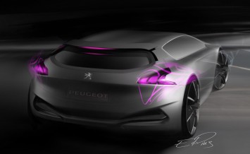 Peugeot HX1 Concept Design Sketch