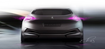 Peugeot HX1 Concept Design Sketch