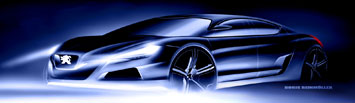 Peugeot RC HYmotion4 Design Sketch