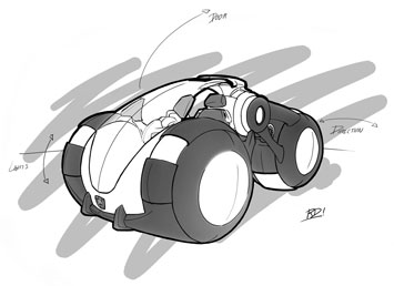 Peugeot RD Concept Design Sketch