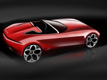 Pininfarina 2uettottanta Design Sketch